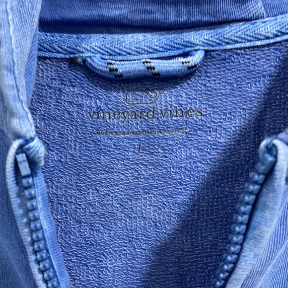 NWOT Blue Zip-Up Hoodie - Picture 3 of 4